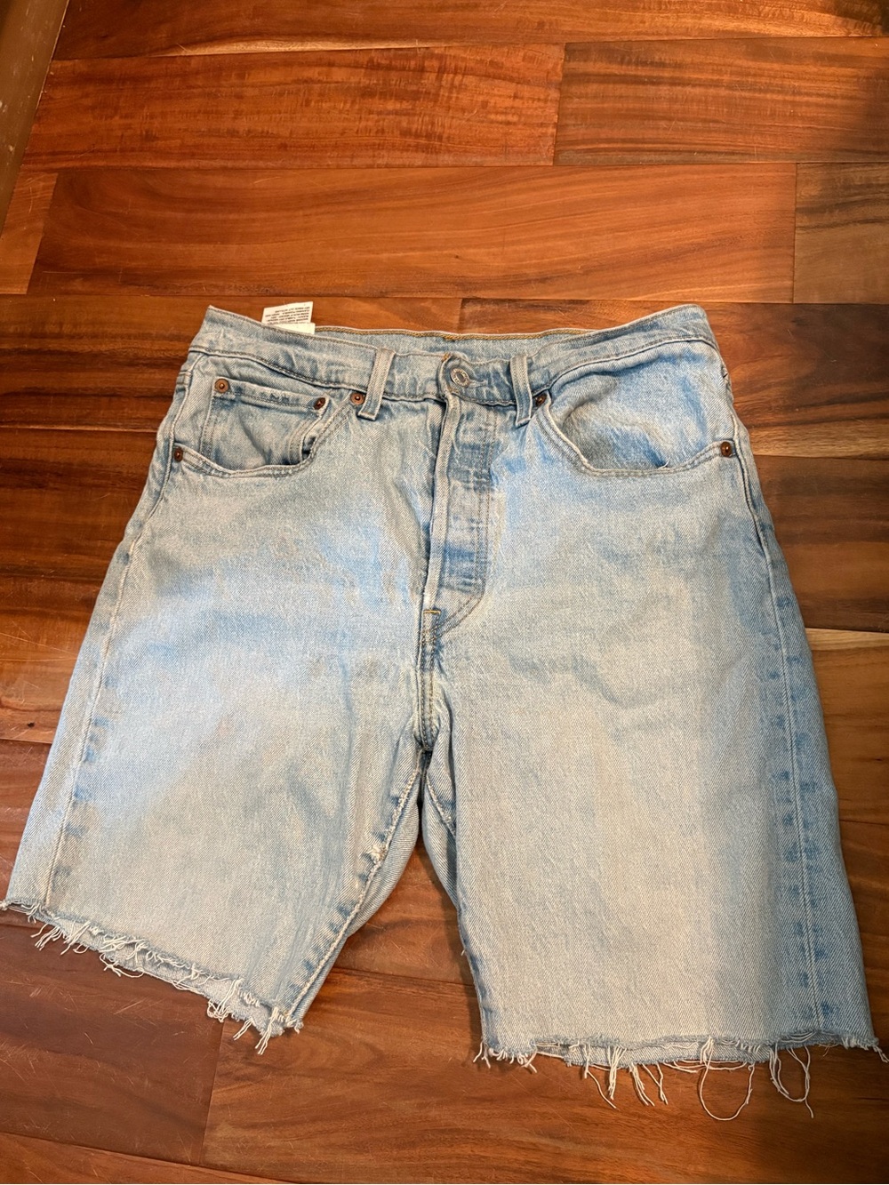 Levi's Light Wash Denim Jean Shorts